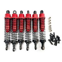 6Pcs Metal Oil Shock Absorber Damper for HOSIM XINLEHONG XLH 9125 9155 9156 1/10 1/12 RC Car Upgrade Parts Accessories