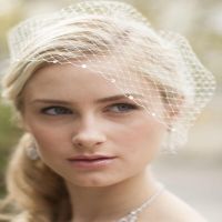 White Face VeilS for The Bride Hair Accessories Wedding Black Ivory Crystal Beaded Net Birdcage Fascinator Elegant Charming Veil Hair Accessories