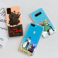 อ่อนนุ่ม ซิลิโคน เคสโทรศัพท์ หรับ Samsung M02S F02S A02S A12 A02 M02 A51 A72 A21S Ultra A42 10 A52S A32 A52 A22 A11 A01 Note 20 A71 Plus Lite ปก โปร่งใส TPU To-139 Howls Moving Castle