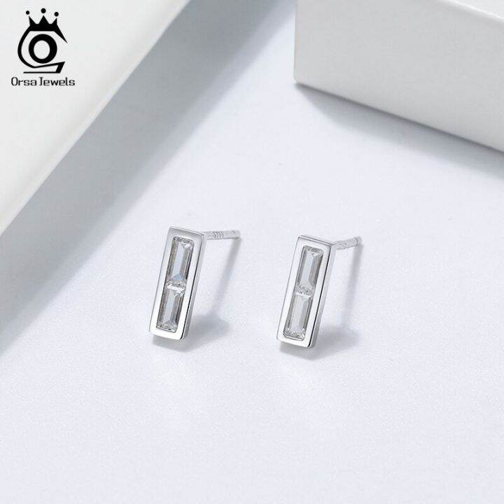 orsa-jewels-925เงินสเตอร์ลิงแท้-aaaa-รูปทรงสี่เหลี่ยมมุมฉากอารมณ์ต่างหูเพทายสำหรับ-se322เครื่องประดับแฟชั่นสำหรับผู้หญิง