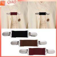 QIAO ของขวัญสุดน่ารัก ใหม่ ฤดูหนาว ย้อนยุค เข็มกลัดคลิปเป็ด คลิปคาร์ดิแกน Fit Dress Cinch คลิป เข็มกลัดผ้าคลุมไหล่