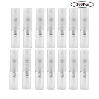 200Pcs/Lot 2ML Transparent Plastic Spray Bottle Small Cosmetic Packing Atomizer Perfume Bottles Atomizing Spray Liquid Container Travel Size Bottles C