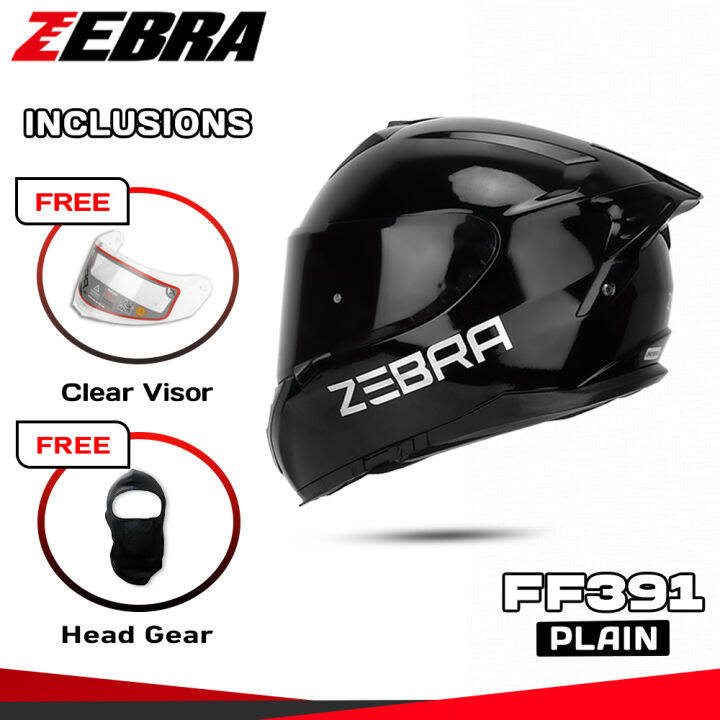 Zebra Motorcycle full face helmet original dual visor helmet for woman