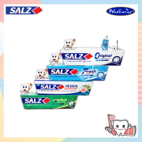 ขายยกแพ็ค SALZ ยาสีฟัน ซอลส์ 90 กรัม 4 สูตร  90g X 6 กล่อง/เเพ็ค