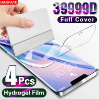 ﹍♘ 4Pcs Hydrogel Film Screen Protector For iPhone 13 12 Mini X XR Xs Max Screen Protector on iPhone 11 12 13 14 Pro Max Not Glass