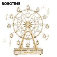 Robotime ชิงช้าสวรรค์ไม้ 3 D ของเล่นไม้สําหรับเด็ก Tgn01