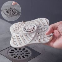 【hot】 Hair Stoppers Anti-blocking Catcher Plug Trap Shower Floor Drain Covers Sink Strainer Filter Accessories