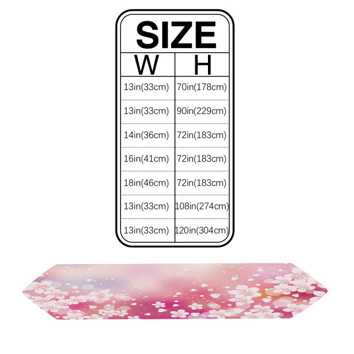 flower-cherry-blossom-pink-table-runner-modern-for-home-track-on-the-table-cloth-wedding-party-table-decoration-accessories