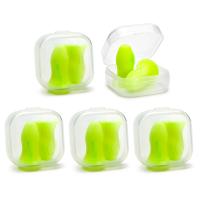 5 Pairs Soundproof Earplugs Silicone Ear Plugs Noise Reduction Sleeping Ear Plugs Sound Insulation Comfort Earplugs Anti-noise