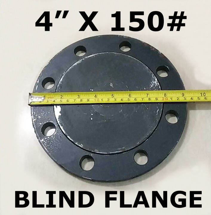 BI BLIND FLANGE 4" X 150 ASTM BLACK IRON Lazada PH