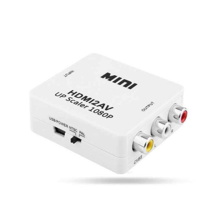 HDMI To AV RCA Converter Adapter NTSC/PAL HDMI2AV AV/CVSB L/R Video