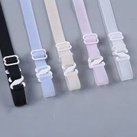 【cw】 1cm Wide Color Silicone Straps Invisible Extender Adjustable Extenders Accessories 【hot】