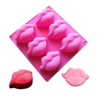 【CW】 Lips Kisses Collection Silicone Molds Chocolate Bar Mould Tray Baking