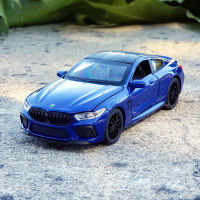 1:32 BMW M8 IM Supercar จำลองรถรุ่น Diecast โลหะยานพาหนะเสียงและแสงของสะสมเด็กรถของเล่น Gifts888