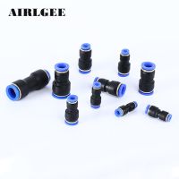 Special Offers 10Pcs/Lots 2 Way Straight Pneumatic Quick Fittings One Touch Push In PG6-4 8-6 10-8 10-6 12-8Mm Plastic Quick Joint Connector