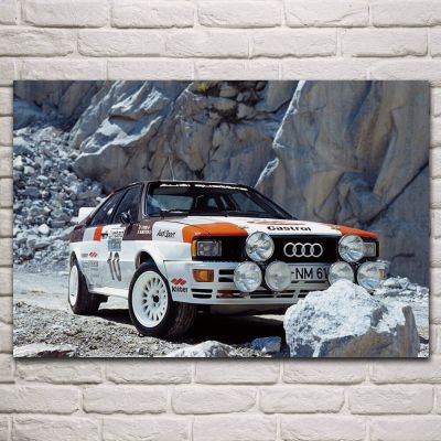 โปสเตอร์ผ้า Typ 85รถแข่ง1981สุดเท่กลุ่ม4แรลลี่รถยนต์ภาพบนกำแพงห้องนั่งเล่นตกแต่งบ้านกรอบรูปไม้ศิลปะ KQ712 Heyuan ในอนาคต