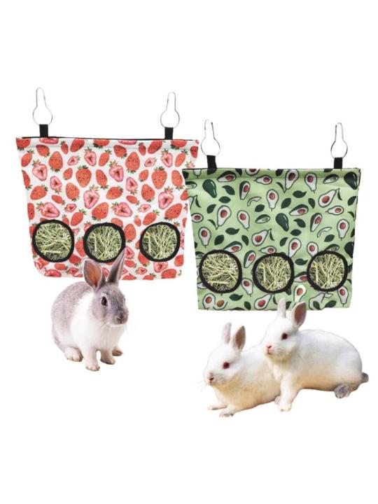 2x-รูปแบบผลไม้สำหรับถุงป้อนหญ้าแห้งถุงให้อาหารกระต่ายกลางแจ้งและในร่ม-chinchilla-หนูตะเภา-กระต่าย-หนูดัตช์-chinc