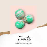 Bom tắm cho bồn tắm Bath bomb - Miệt vườn Trái cây Fruits - bath temple