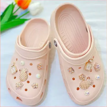 Trendy Rhinestone Croc Charms Designer DIY Quality Chains Shoes Decaration  Accessories Jibb for Croc Clogs Kid Girls Women Gifts