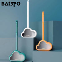 BAISPO TPR Toilet Brush With Bracket Cleaning Brush Silicone Soft Bristle Leak-proof Quick-draining Bathroom Tool Accessories