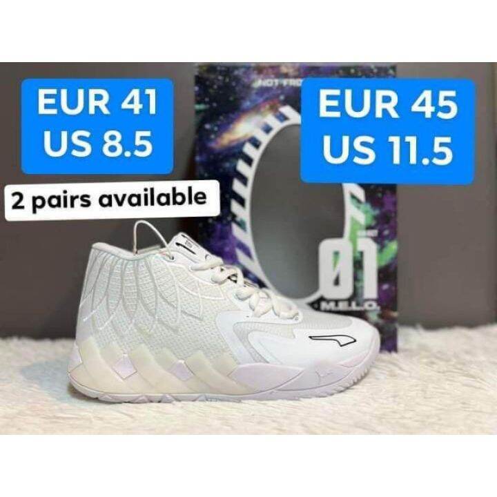 PUMA LAMELO WHITE ORIGINAL MALL PULL OUT BASKETBALL SHOES Lazada PH