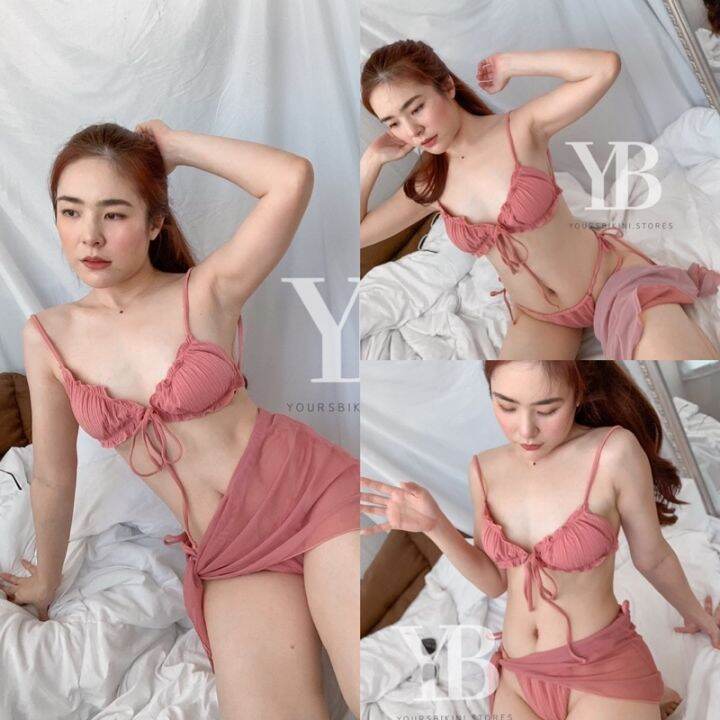 yours-bikini-bk1506-เซตทูพีช-ผ้าผูก