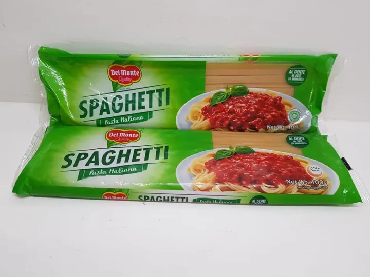 Del Monte Spaghetti Pasta Italiana (5 packs x 400 grams) | Lazada PH