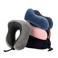 【CC】 Multifunction U Shaped Memory Foam Neck Pillows Soft Massage Airplane Sleeping for Adult Child