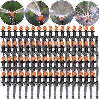 15PCS 7.5mm Watering Nozzle with 15cm Holder Stand 90°/180°/360°/Strip Spraying Angle Optional Garden Irrigation Sprinklers