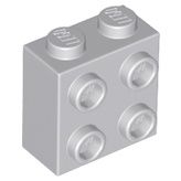 Lego part (ชิ้นส่วนเลโก้) No.22885 Brick, Modified 1 x 2 x 1 2-3 with Studs on 1 Side