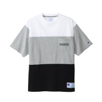 CHAMPION MEN - JP เสื้อยืดแขนสั้นผู้ชาย-ไซส์เอเชีย SHORT SLEEVE T-SHIRT  C3-U308-010