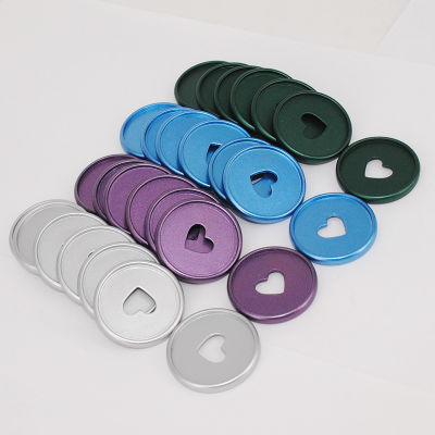 100pcs 35mm Mushroom Planner Binding Discs Scrapbook Discs Binder Notebook Binder Rings 360 Degree Foldable School Supplies