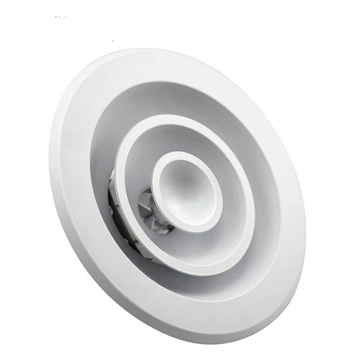 Adjustable removable ceiling round diffuser 200mm/300mm diam air vent diffuser ceiling