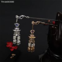 ₪ 2022 Chinese Style Bergamot Palace Lantern Tassel Hairpin Accessori Female Antique Hair Accessories Simple Retro Hairpin Jewelry