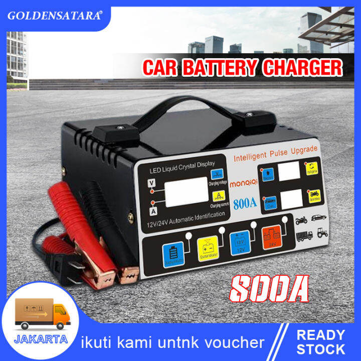 Charger Aki Otomatis Smart Intelligent Auto Repair Mobil Pengisi daya
