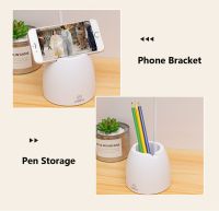 Creative USB Desk Lamp Led Table Touch Lamp Modern University Dormitory Bedroom Study Led Desk Lamp Pen Holder Eye Desk Lamp