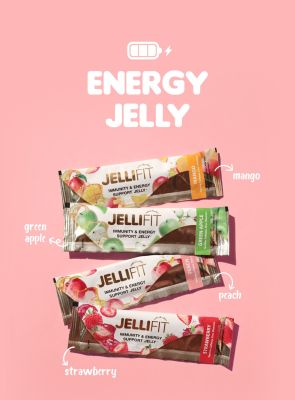 SNP JelliFit Immunity &amp; Energy Support Jelly  เจลลี่ 5 รสชาติ (30 ซอง) 600 กรัม