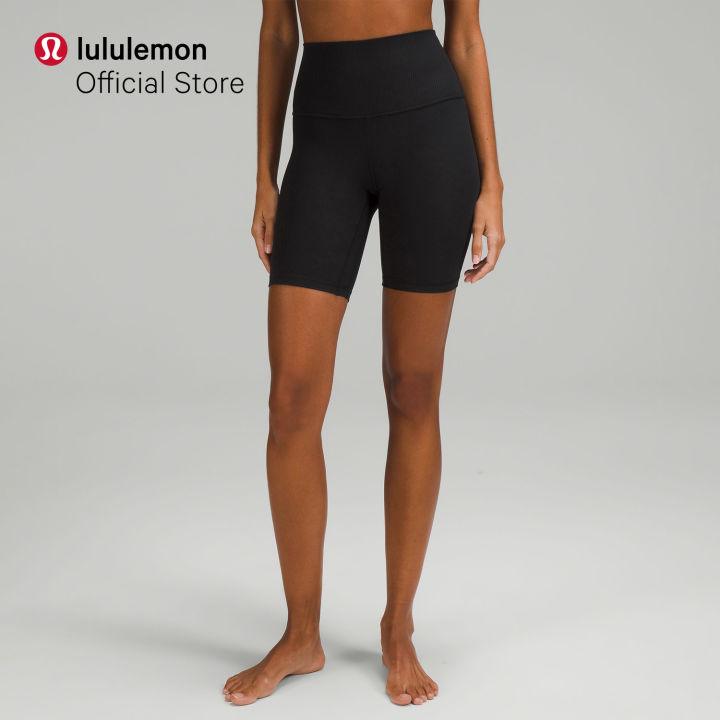 lululemon Women's Align™ Ribbed High-Rise Short 8 - yoga shorts
