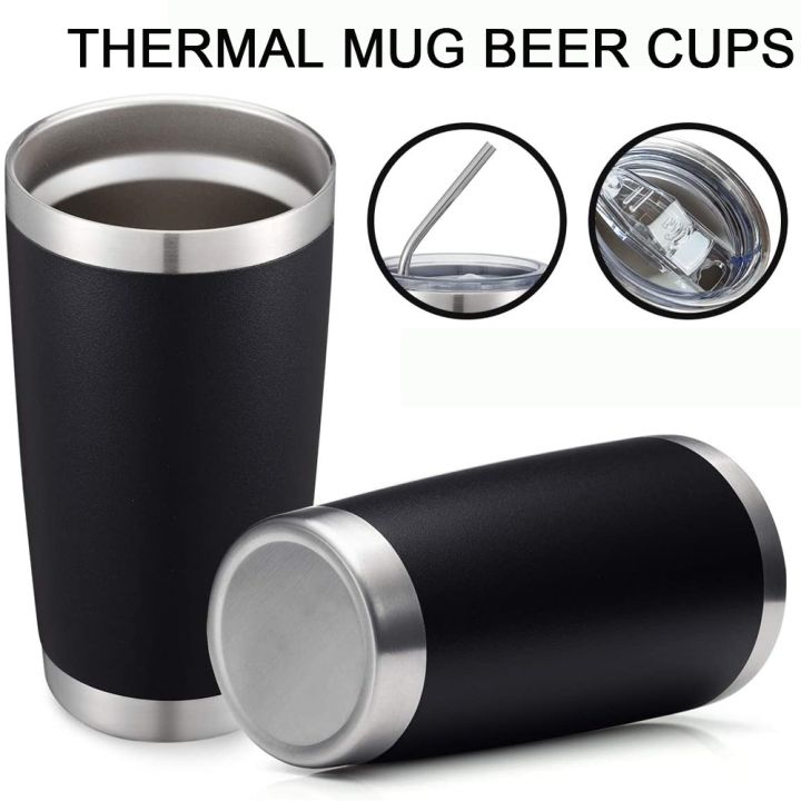 high-end-cups-ใหม่สแตนเลสความร้อนแก้วถ้วยเบียร์ร้อนสำหรับชากาแฟขวดน้ำสูญญากาศฉนวนรั่วซึมที่มีฝาปิด-drinkware