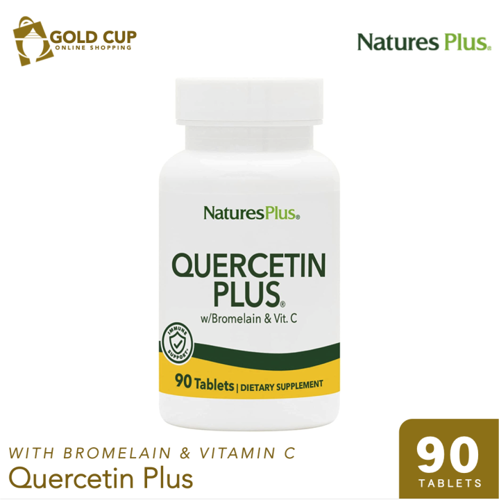 Nature's Plus Quercetin Plus with Bromelain and Vitamin C 90 Tablets Lazada PH