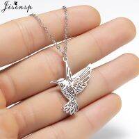 ✖♞ jisensp Animal Simple Necklace Stainless Steel Hummingbird Necklaces amp; Pendants Clavicle Chain Swallow Birds Necklace collares