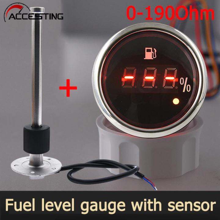 Mm Digital Fuel Level Gauge Mm Fuel Level Sensor Ohm