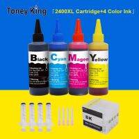 Toney King ตลับหมึกรีฟิล PGI-2400 + 4ขวดสีย้อมหมึกสำหรับแคนนอน MAXIFY Ib4140 IB4040 MB5040 MB5140เครื่องพิมพ์สำหรับ PGI2400