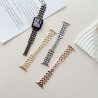 【Hot Sale】 The new summer cool hollow five baht watch strap is suitable for iWatch87654321 generation wrist