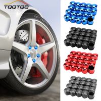 TQQTQQ 1Set Wheel Nut Rim Cover 17mm Nut Car Wheel Auto Hub Screw Protection Anti Theft Cover Cap for Car