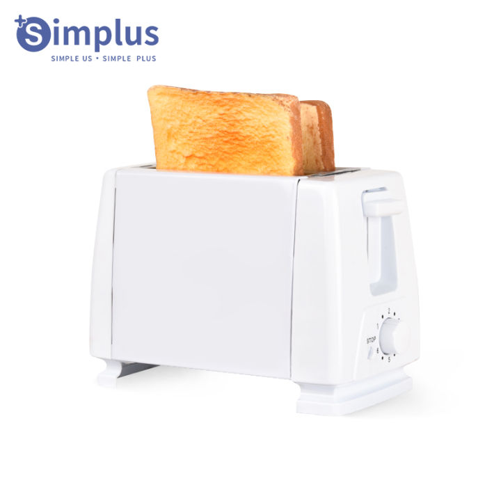 พร้อมส่ง-simplus-toaster-สินค้าขายดี-เครื่องปิ้งขนมปัง-มีถาดรองเศษขนมปัง-ใช้ในครัวเรือน-ปรับระดับความร้อนได้-เครื่องทำอาห-dslu001