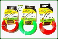 แพ็ค 3 ม้วน เอ็นตัดหญ้า Mainstay ยาว 15 เมตร อย่างดี คละสี  แบบกลม Quality Supply Nylon Grass Trimmer Line