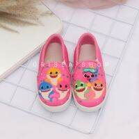 Cute Baby Shark Pattern Comfortable Slip On Shoes Size 22 23 24 25 26 27 28 29 30 for Kids