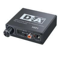 Hifi DAC Amp Digital To og Audio Converter RCA 3.5มม. เครื่องขยายเสียงหูฟัง Toslink Optical Coaxial เอาต์พุตแบบพกพา Dac 24bit