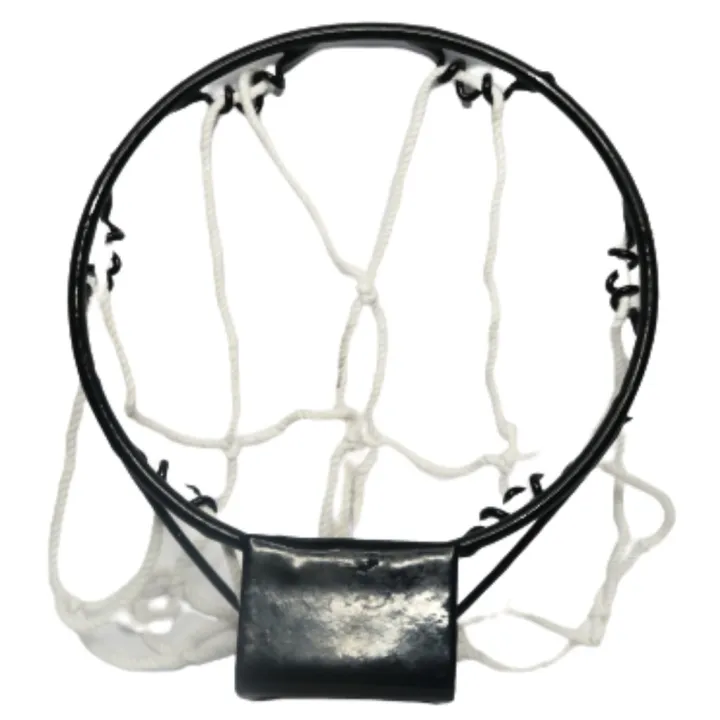 BASKETBALL RING METAL WITH NET MEDIUM 8.25" DIAMETER/25.92